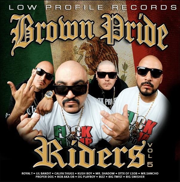 LOWPROFILE RECORDS — BROWN PRIDE RIDERS VOL 5 CD ALL ORDERS